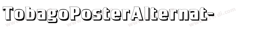 TobagoPosterAlternat字体转换