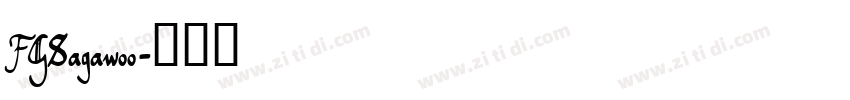FGSagawoo字体转换