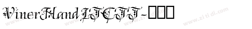 VinerHandITCTT字体转换 VinerHandITCTT字体转换