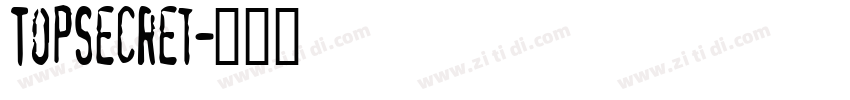 TopSecret字体转换