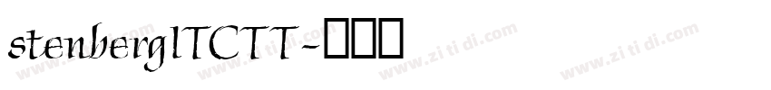 stenbergITCTT字体转换