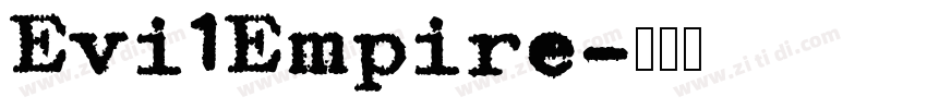 Evi1Empire字体转换