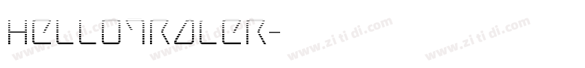 HelloTracer字体转换