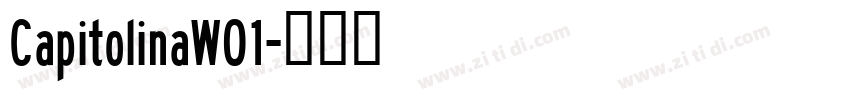 CapitolinaW01字体转换