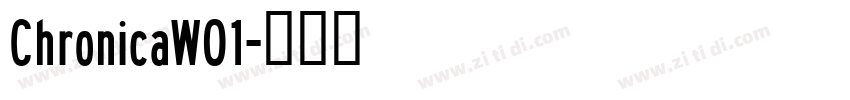 ChronicaW01字体转换
