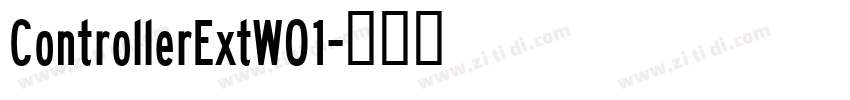 ControllerExtW01字体转换