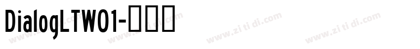 DialogLTW01字体转换