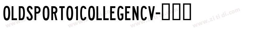 OLDSPORT01COLLEGENCV字体转换