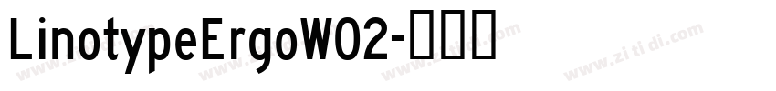 LinotypeErgoW02字体转换