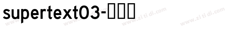 supertext03字体转换