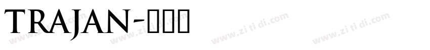 trajan字体转换
