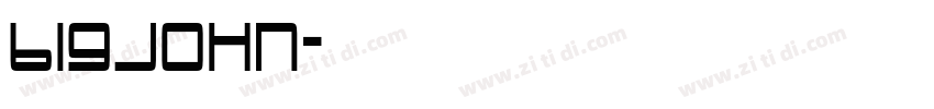 BigJohn字体转换