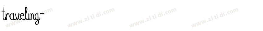 traveling字体转换