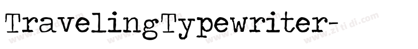 TravelingTypewriter字体转换