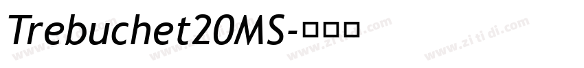 Trebuchet20MS字体转换