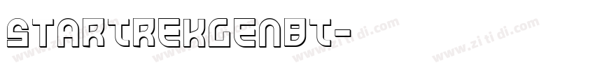 StarTrekGenBT字体转换