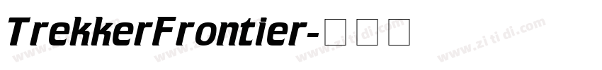 TrekkerFrontier字体转换