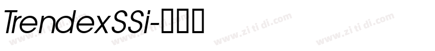 TrendexSSi字体转换