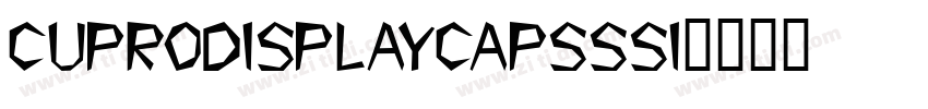 CuproDisplayCapsSSi字体转换
