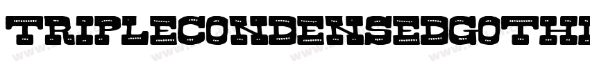 TripleCondensedGothi字体转换