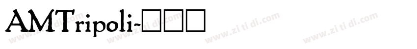 AMTripoli字体转换