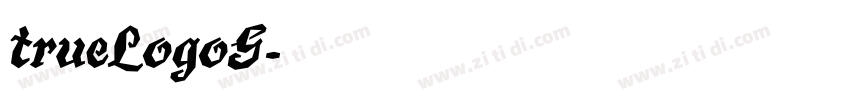 trueLogoG字体转换