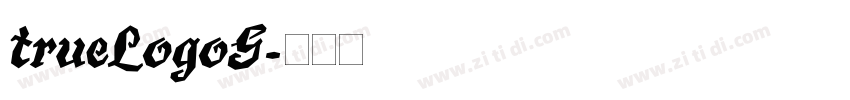 trueLogoG字体转换