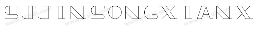 SJjinsongxianxiTrue字体转换