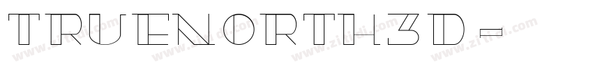 TrueNorth3D字体转换
