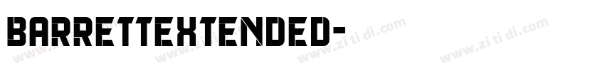 BarrettExtended字体转换