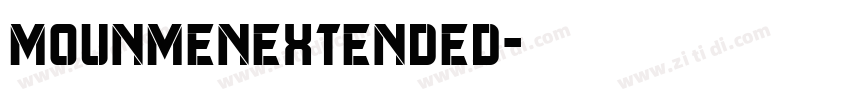 MounmenExtended字体转换
