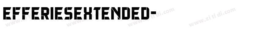 efferiesExtended字体转换