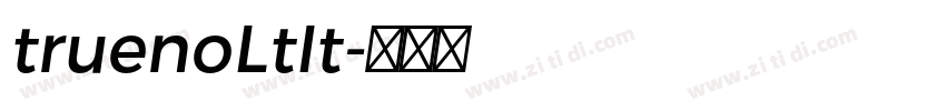 truenoLtIt字体转换