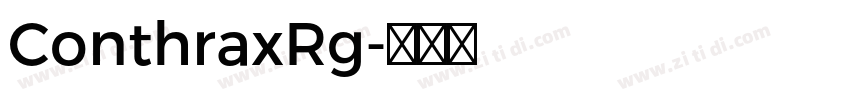 ConthraxRg字体转换