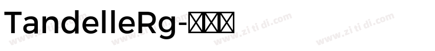 TandelleRg字体转换