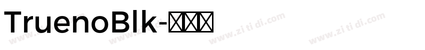 TruenoBlk字体转换