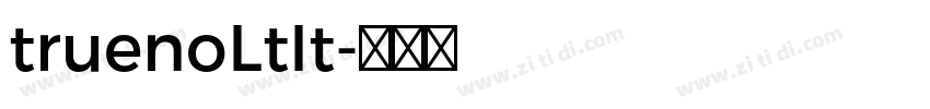 truenoLtIt字体转换
