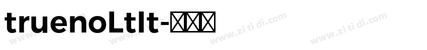 truenoLtIt字体转换