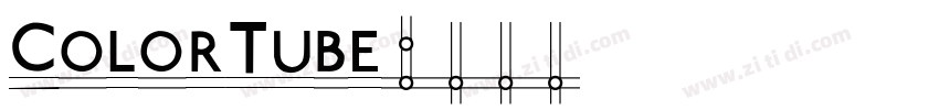 ColorTube字体转换