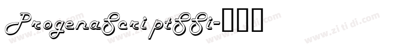 ProgenaScriptSSi字体转换