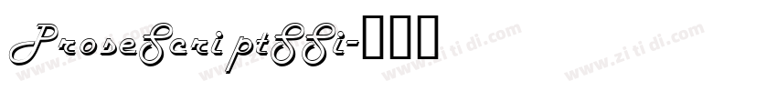 ProseScriptSSi字体转换