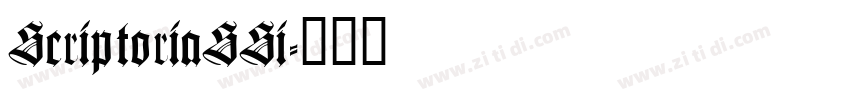 ScriptoriaSSi字体转换