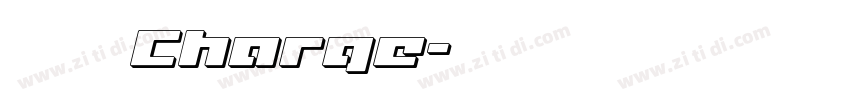 充电字体Charge字体转换
