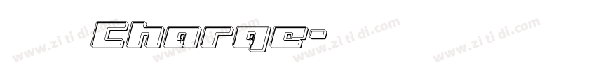 充电字体Charge字体转换
