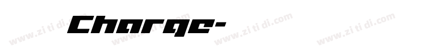充电字体Charge字体转换