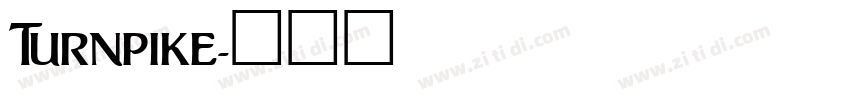 Turnpike字体转换