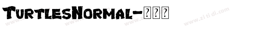 TurtlesNormal字体转换