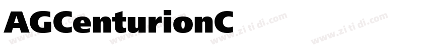AGCenturionC字体转换