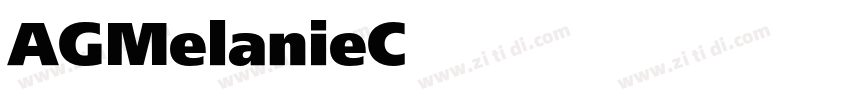 AGMelanieC字体转换
