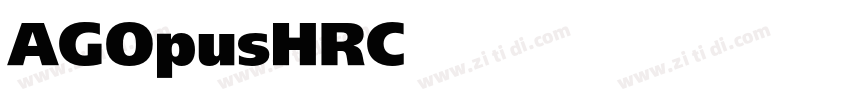 AGOpusHRC字体转换